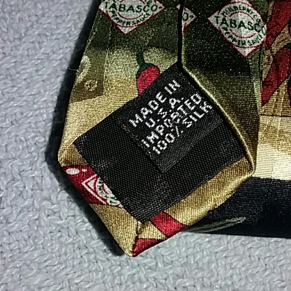 Tabasco Accessories Tabasco 0 Silk Neck Tie Sz 57 L Poshmark